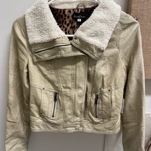 Hanna Banana faux leather youth jacket